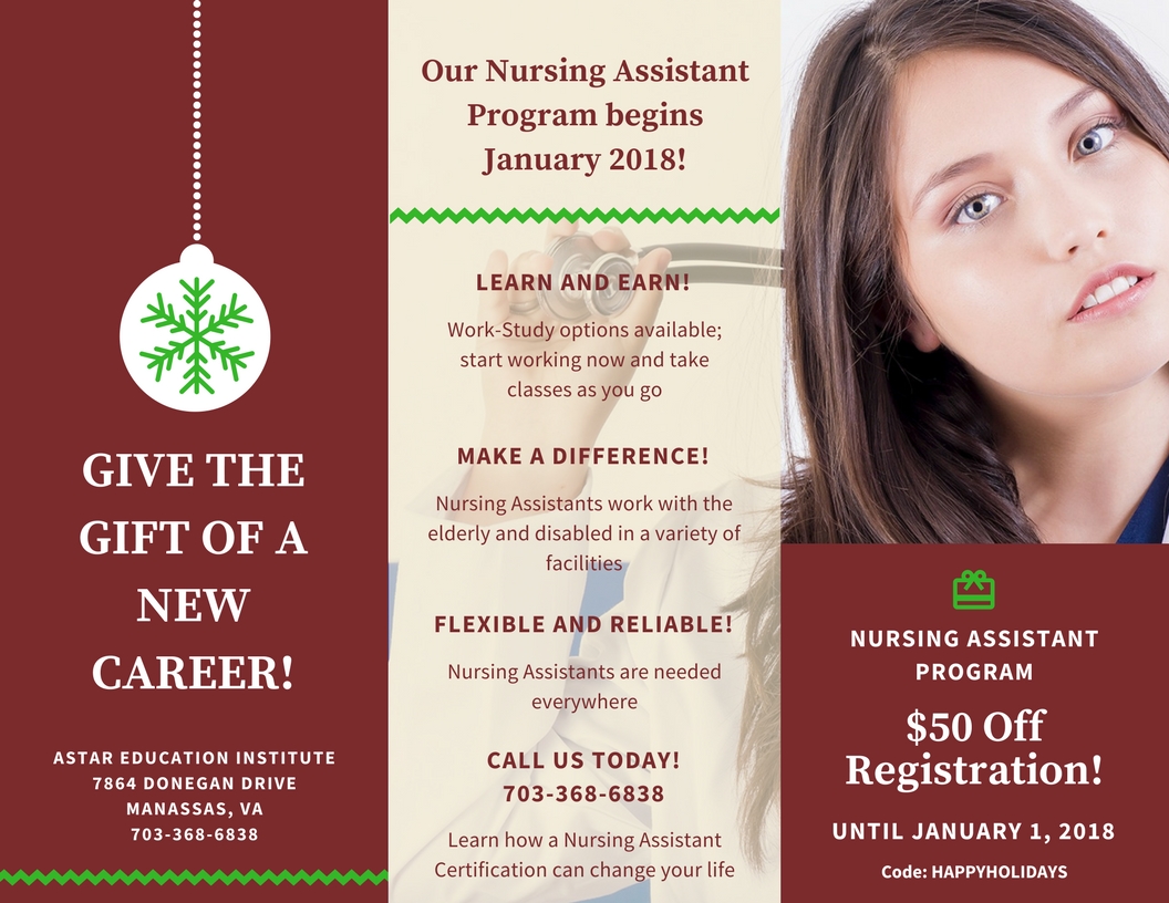 Nursing Assistant Classes Begin at Astar Education Institute