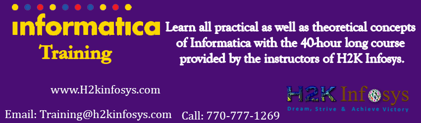 Informatica Online Training and Job Assistance