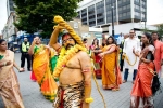 bonalu festival in london, bonalu festival in london, over 800 nris participate in bonalu festivities in london organized by telangana community, Handloom