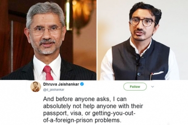 New Foreign Minister’s Son Dhruva Jaishankar Says He Can’t Help with Passport Woes in Cheeky Tweet