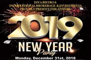 Diya Bistro - New Year's Eve 2019 Diya Bistro - New Year's Eve 2019