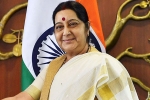 swaraj speaks with france, france foreign minister eam swaraj, eam sushma swaraj speaks with french foreign minister after azhar s asset freeze, Ministry of external affairs