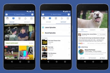 Facebook Launches Watch, Competitor to YouTube Facebook Launches Watch, Competitor to YouTube