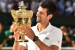 Novak Djokovic wins Wimbledon, Wimbledon Title, novak djokovic beats roger federer to win fifth wimbledon title in longest ever final, Novak djokovic