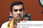 gautam gambhir about people shaming Indian flag, gautam gambhir turns politician, forget jail gautam gambhir s suggestion for indian flag shamers, Indian flag