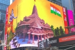 Times Square, Times Square, why is a giant lord ram deity appearing on times square and why is it controversial, Babri masjid