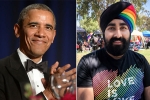 Jiwandeep Kohli, barack obama, pride month 2019 sikh man s rainbow turban impresses barack obama, Pride month