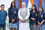 Jitu Rai, Sakshi Malik, modi hosts national sports awardees invites ideas to improve sports, Jitu rai