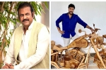 film, film, mohan babu gifts chiranjeevi a customized wooden bike on his birthday, Samantha akkineni