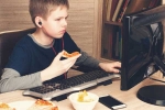 children using internet, children, more internet time soars junk food request by kids study, Autism