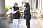 Narendra Modi USA tour, Kamala Harris, narendra modi s special gift to kamala harris, Indian americans