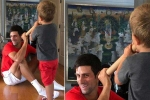 Novak Djokovic, Novak Djokovic tweet, is tennis star novak djokovic a devotee of lord krishna this viral pic with his kids is a proof, Novak djokovic