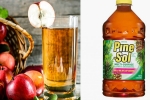 Pine Sol given to kids, Pine Sol given to kids, preschoolers served with cleaning liquid to drink instead of apple juice, Pine sol