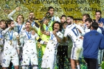 UEFA, Benzema, real madrid clinches its 3rd title this year, Super cup
