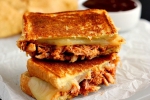 breakfast, cheese, shredded chicken cheese sandwich recipe, Pizza