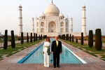 India visit, Narendra Modi, president trump and the first lady s visit to taj mahal in agra, World heritage