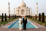 Melania Trump, Narendra Modi, president trump and the first lady s visit to taj mahal in agra, Melania trump