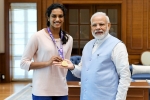 narendra modi meets pv sindhu, world champion pv sindhu, india s pride narendra modi meets world champion pv sindhu, Saina