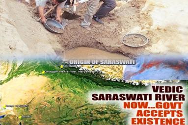 Holy Saraswati river sprouts to life after 4,000 years