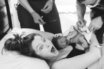 nancy ray instagram, nancy ray instagram post, mother s moment of surprise perfectly captured after she births a boy while expecting a girl goes viral, Ufo