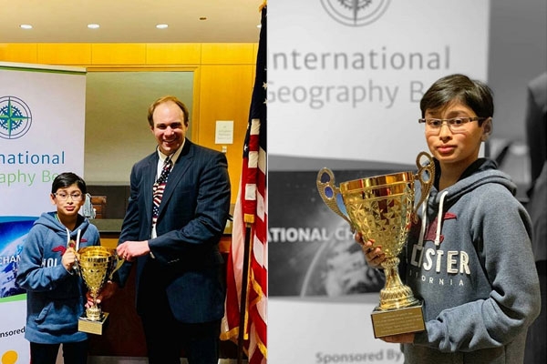 Indian American Whiz Kid Samvrit Rao Crowned U.S. Champion of International Geography Bee in Junior Varsity Division