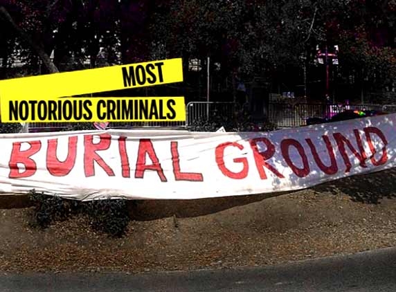 Burial grounds for the most notorious criminals