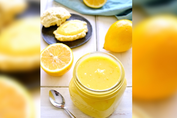 Twist to your regular curd with homemade lemon curd