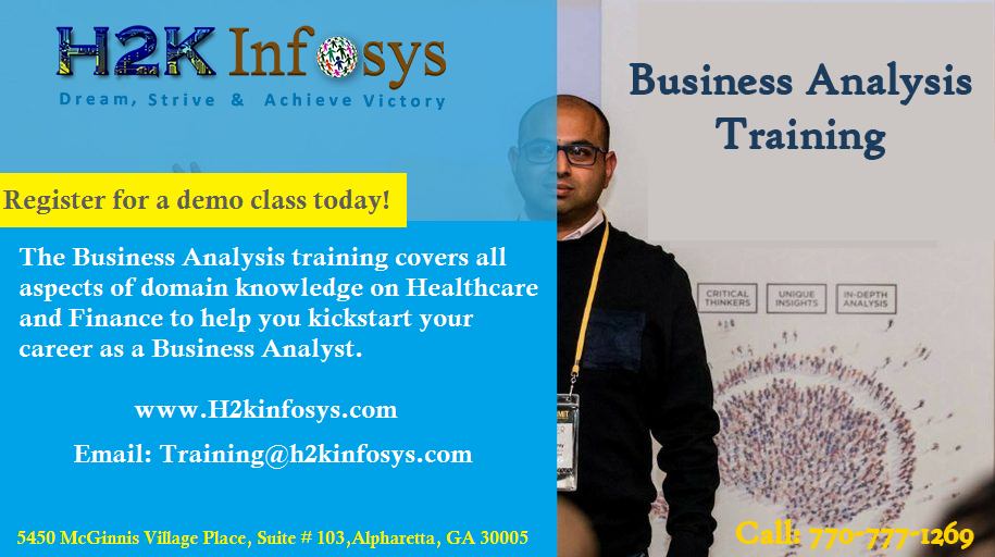 Business Analyst Online Training