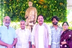 ANR 100th Birthday visuals, Akkineni family, anr statue inaugurated, Nagarjuna