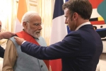 Narendra Modi news, Narendra Modi updates, narendra modi awarded france s highest honour, Modi in france