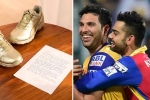 Yuvraj Singh gift for Kohli, Yuvraj Singh news, virat kohli thanks yuvraj singh for his gesture, Boots